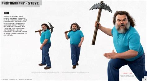 Minecraft Movie Steve - Jack Black Minecraft Skin