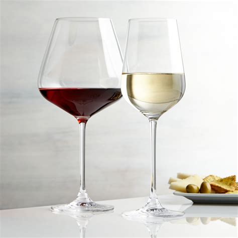 Hip Wine Glasses | Crate and Barrel