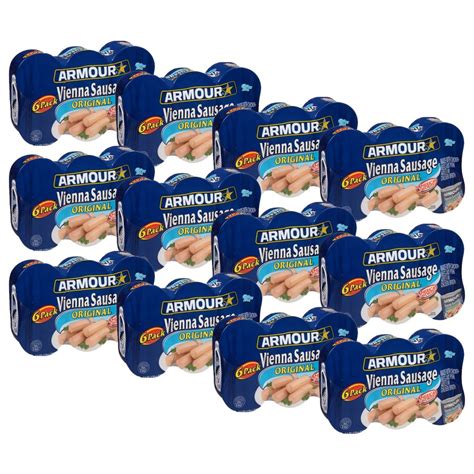 Amazon.com: Armour Vienna Sausage, Original, 4.6 Ounce, 6 Count (Pack ...