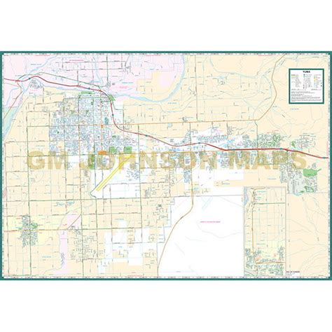 Yuma / Yuma County, Arizona Street Map - GM Johnson Maps