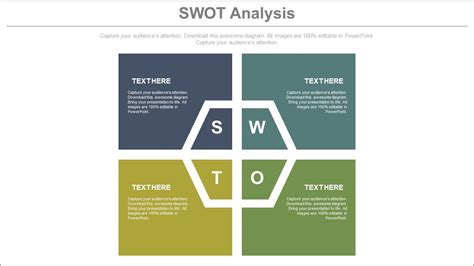 Pptx text box for swot analysis for business flat powerpoint design ...