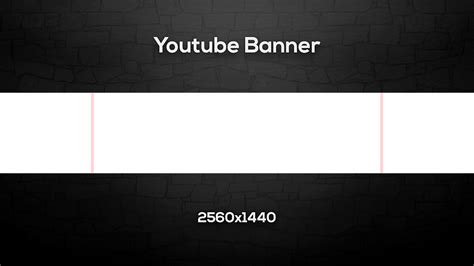 Youtube Banner Template Png