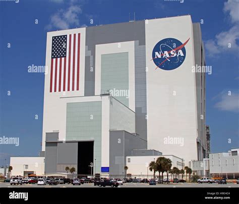 NASA Vehicle Assembly Building at Kennedy Space Center Stock Photo - Alamy