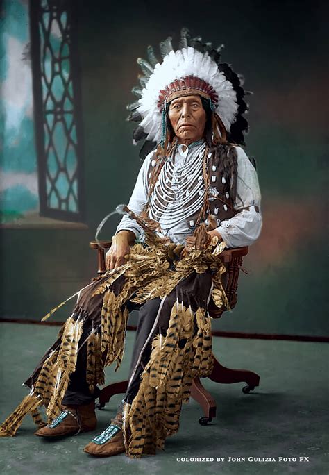 Rare Colorized Native American Images From The Past