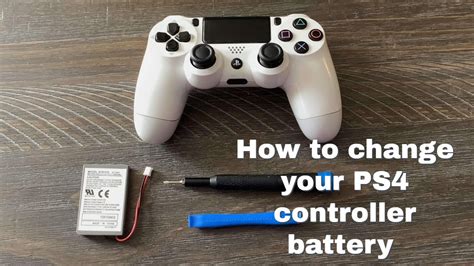 How to change your PS4 controller battery - YouTube