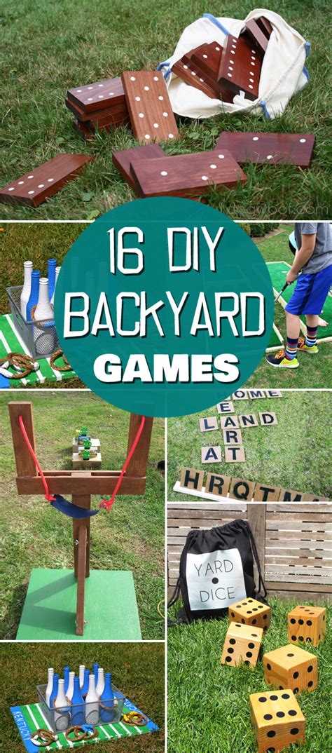 16 Fun DIY Backyard Games for the Whole Family