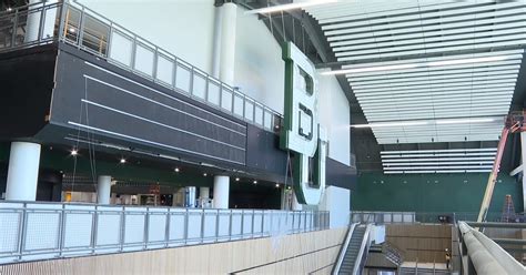 Baylor preps for the opening of the Foster Pavilion