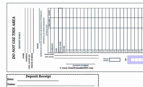 Deposit Slip Printing Software