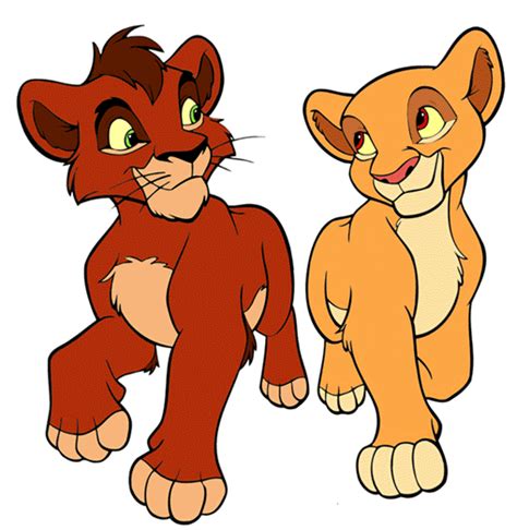 Cub Kovu And Kiara