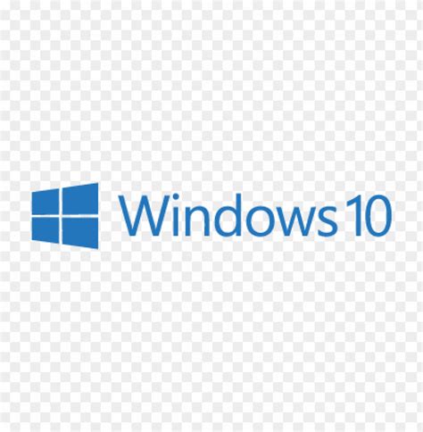 Microsoft Windows 10 Logo Vector - 461410 | TOPpng