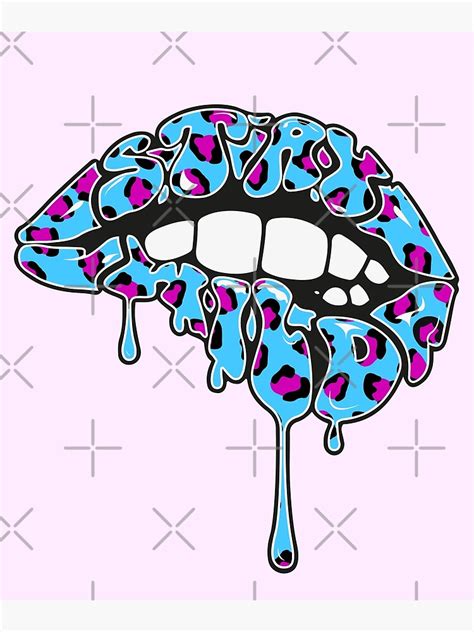 "Ben Azelart Merch New Stay Wild Lip" Poster for Sale by MAZAX | Redbubble