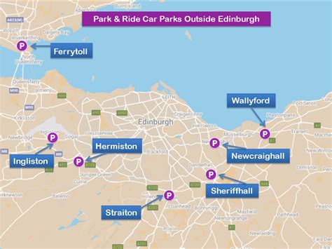 Edinburgh Car Parks Map