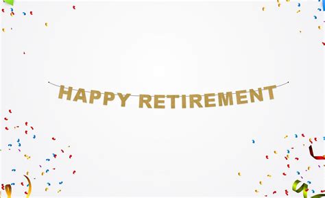 Happy Retirement Banner, Retiring Celebration Stringed Banner in 2020 ...