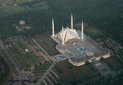 Beautiful Aerial View of Faisal Mosque, Islamabad Pakistan | Pakistan ...