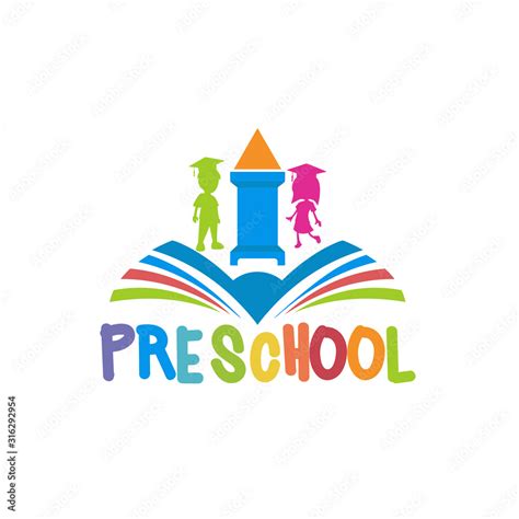 Preschool Logo Design Stock Images Stock Vector | Adobe Stock