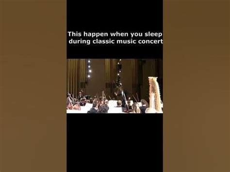 This happen when you sleep during classic music concert : r/classicalmusic