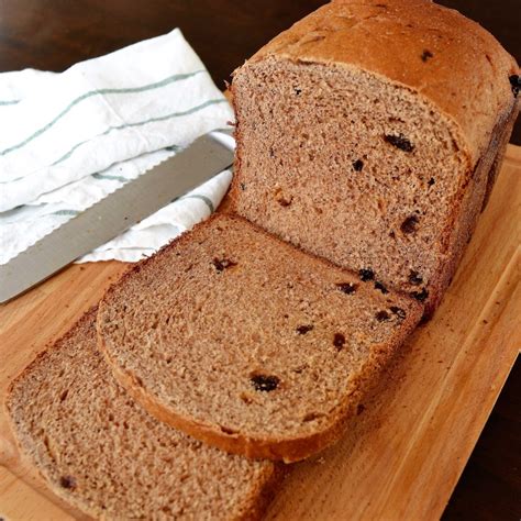 Whole Wheat Cinnamon Raisin Bread Recipe for the Bread Machine - The ...