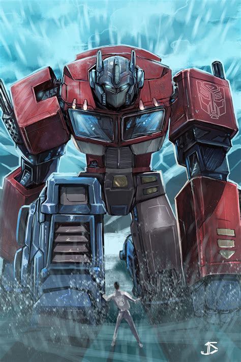 ArtStation - Optimus prime fan art, Joël Séguin | Optimus prime art ...