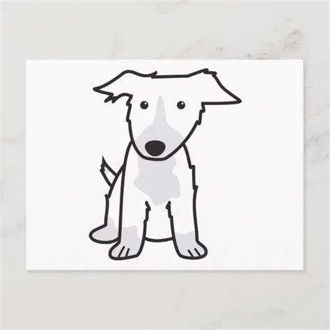 Border Collie Dog Cartoon Postcard | Zazzle