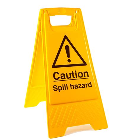 Spill Hazard Floor Stands - from Key Signs UK