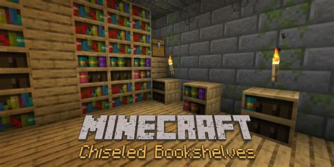 Minecraft - How to Get Chiseled Bookshelves and What They Do