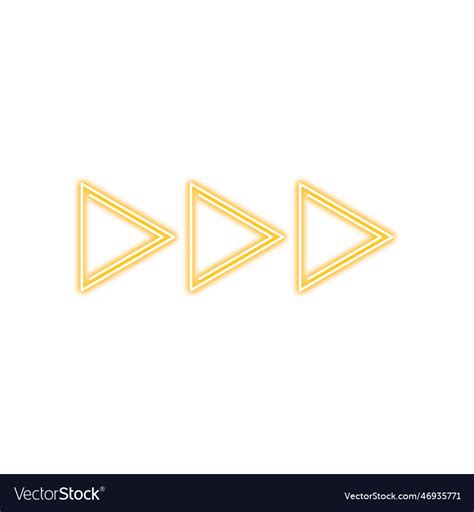 Neon arrow Royalty Free Vector Image - VectorStock