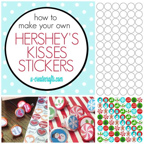 How to Make Hershey Kisses Stickers