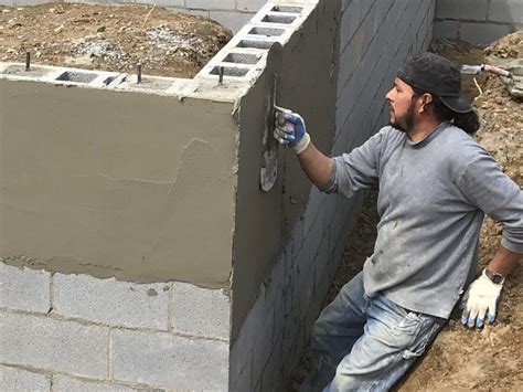 How to stucco a cinder block wall – Artofit