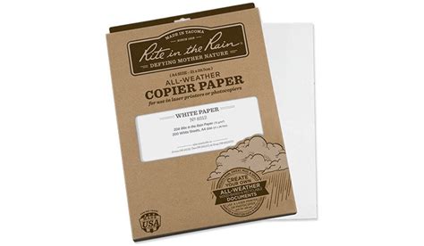 Rite in the Rain - Waterproof copier paper A4 - 200 pcs - White - 8512 ...