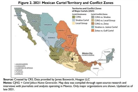 Mexico Cartel Map 2024 - Lela Shawna