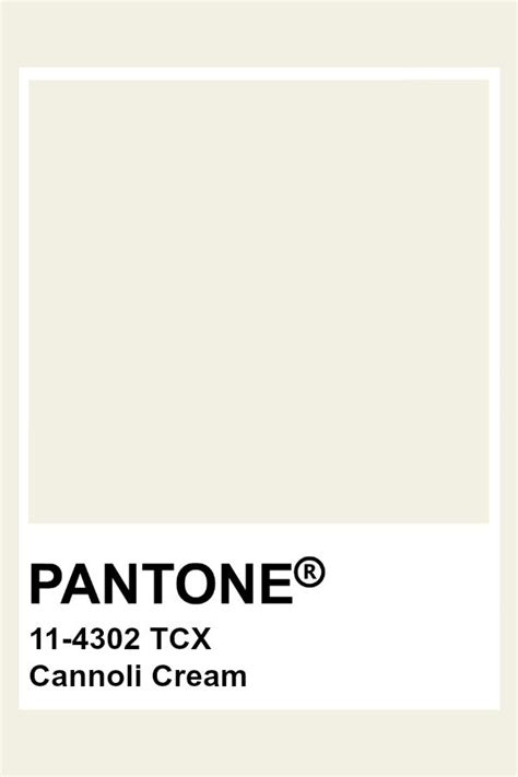 Off White Pantone Colour