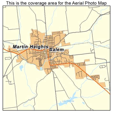 Aerial Photography Map of Salem, IN Indiana