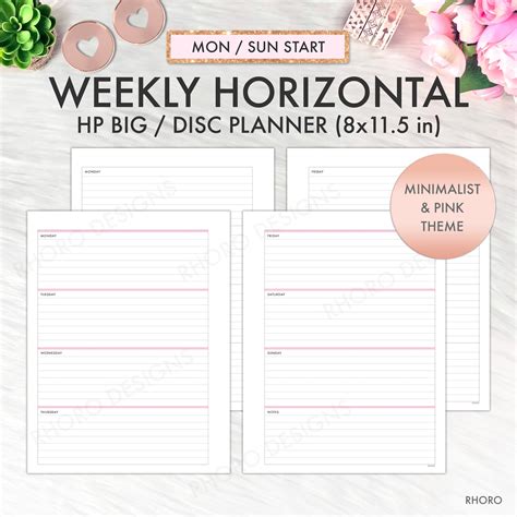 Big Happy Planner Printable, Big Happy Planner Inserts, Bundle Inserts ...