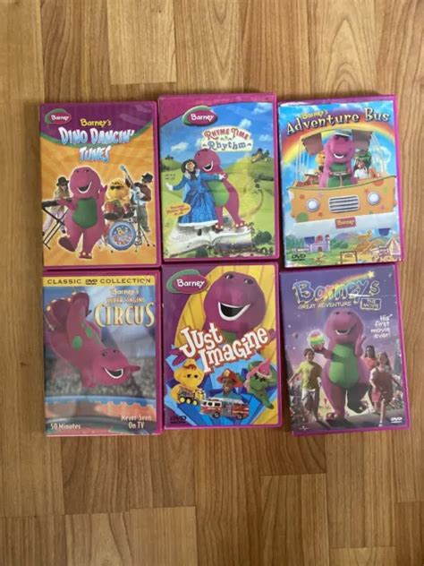 BARNEY DVD LOT of 6 $21.50 - PicClick CA