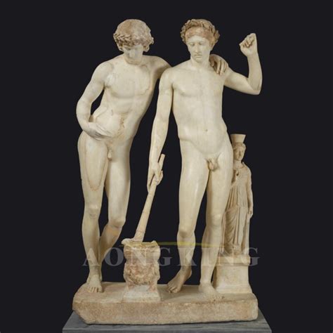 marble Castor and Pollux sculpture | AongKing Sculpture