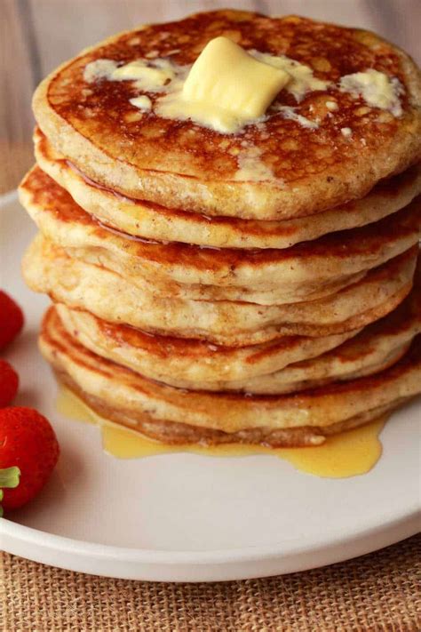 Vegan Pancakes - Light, Fluffy and Perfect - Loving It Vegan