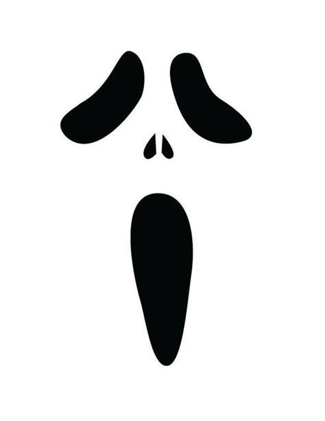 Printable Ghost Face Templates