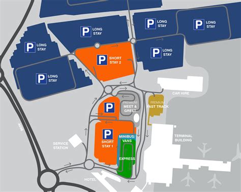 Auckland Airport Car Parking Map