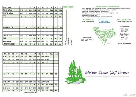 Miami Shores Golf Course, Troy, Ohio - Golf course information and reviews.