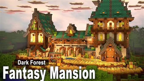 Minecraft: How to build a Fantasy Mansion| Tutorial [Part 1] - YouTube