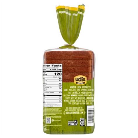 Udi's Gluten Free Frozen Delicious Whole Grain Sandwich Bread, 18 OZ - QFC