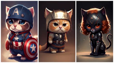 These AI generated Marvel cat-characters could make for a cute animated ...