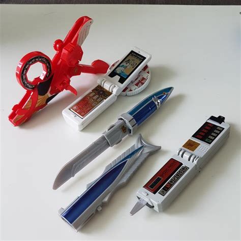 Bandai Candy Toy Super Sentai Shinkenger Weapons (lot of 8), Hobbies ...