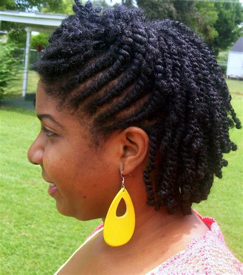 short natural flat twist hairstyles for black women - Google Search ...