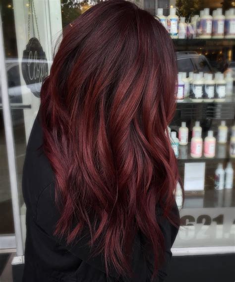 TOP 20 transformations with Maroon hair color – HairStyles for Women