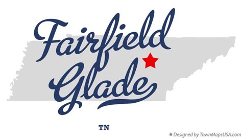 Map of Fairfield Glade, TN, Tennessee