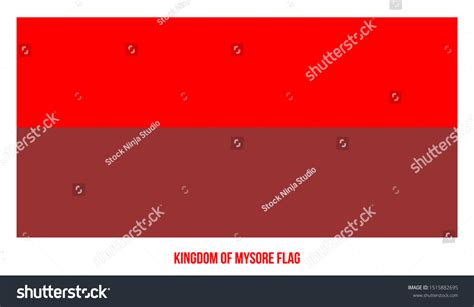 Kingdom Mysore 13991950 Flag Waving Vector Stock Vector (Royalty Free ...