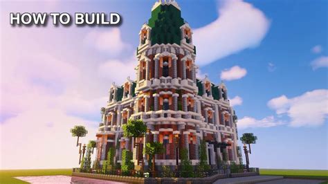 Minecraft: How To Build a GRAND VICTORIAN CORNER MANSION tutorial ...