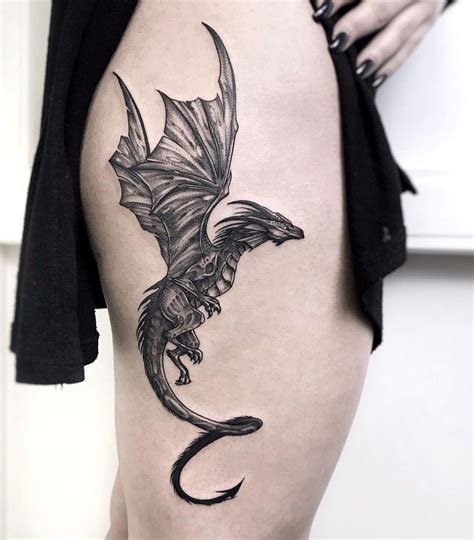 165+ Dragon Tattoo Designs For Women (2020) Arms, Shoulder, Chest ...