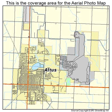 Aerial Photography Map of Altus, OK Oklahoma